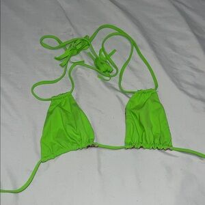 Acacia Swimwear Top (M) Green/Matcha